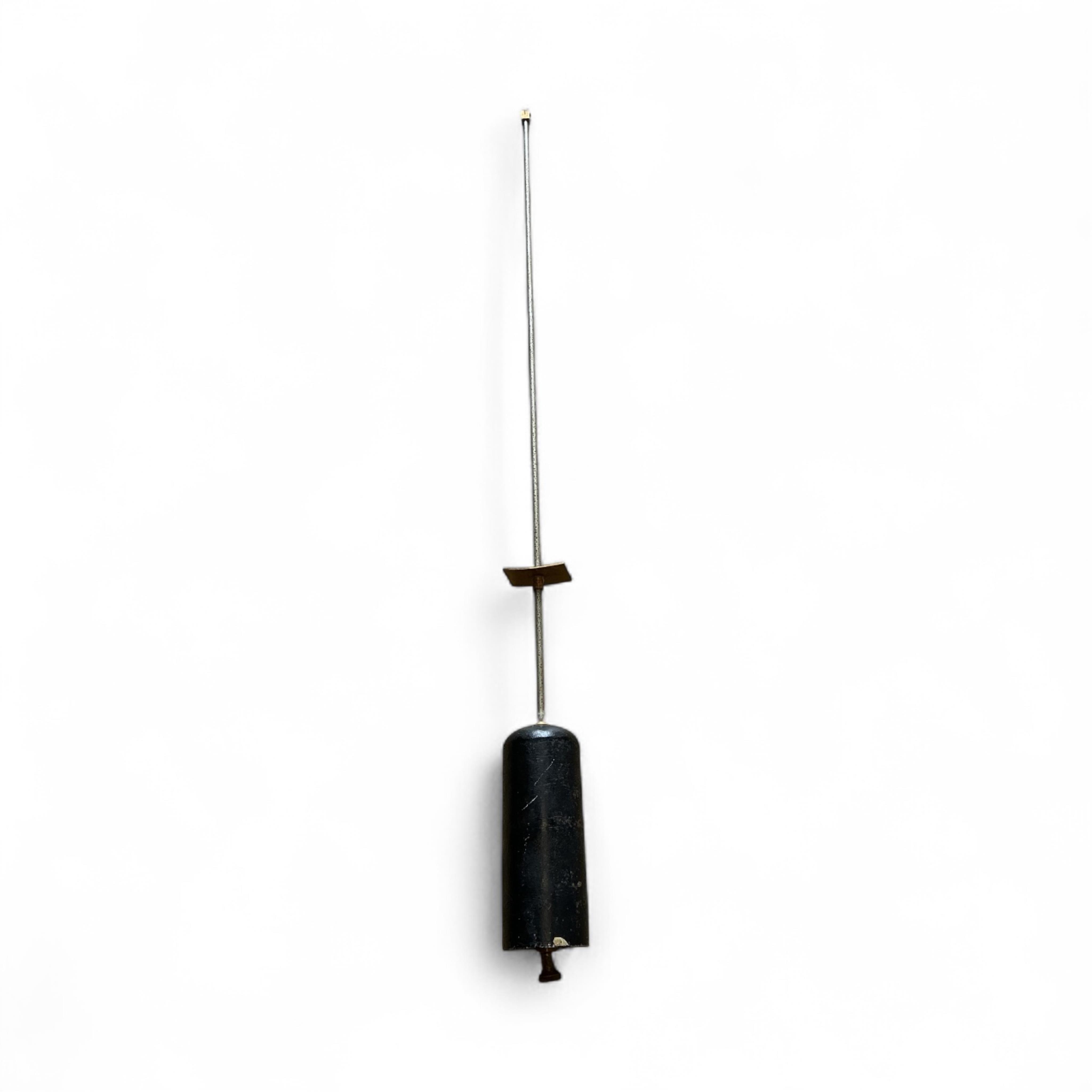A Gillett & Johnston oak cased electric Master wall clock, with pendulum, height 139cm